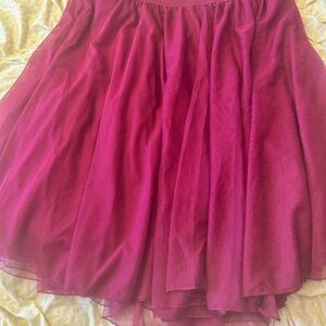 Torrid Vibrant Magenta A-Line Skirt